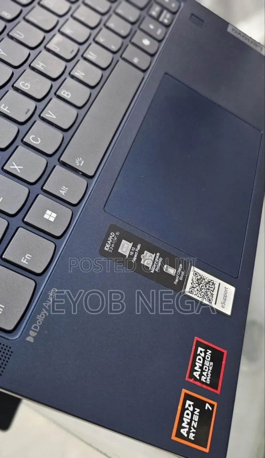 New Laptop Lenovo Ideapad 3 16GB AMD Ryzen 7 SSD 1T