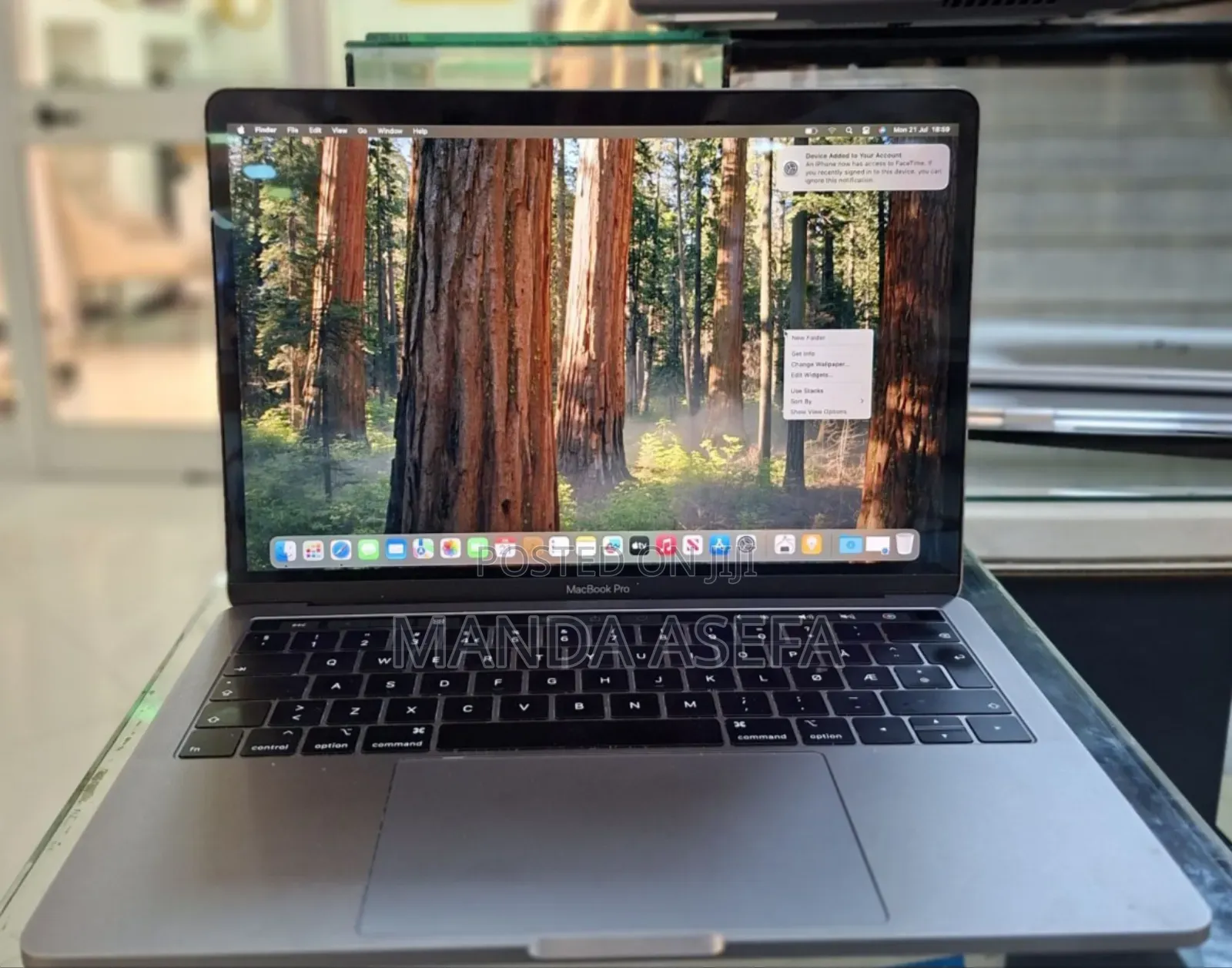 New Laptop Apple MacBook Pro 2019 8GB Intel Core I5 SSD 256GB