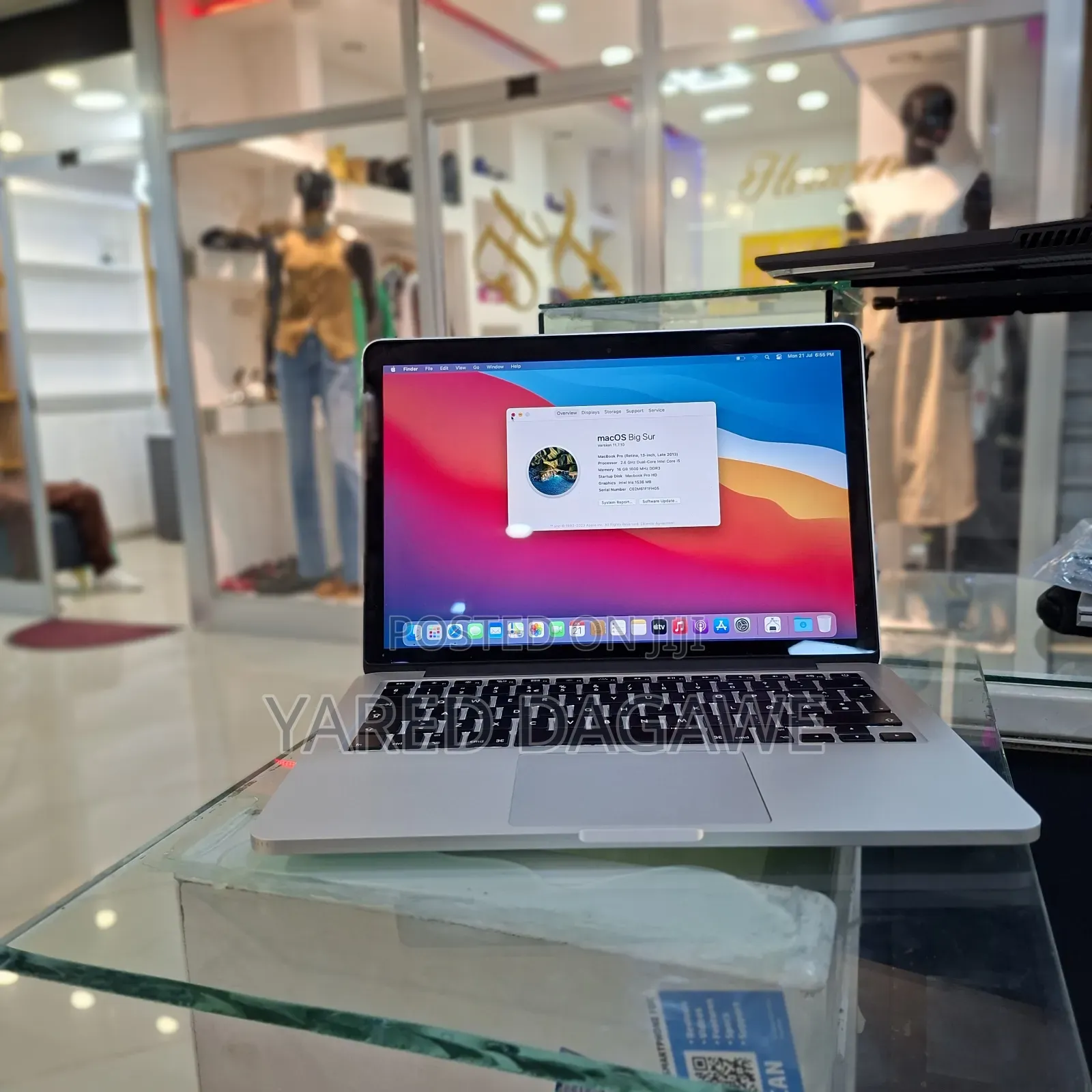 New Laptop Apple MacBook Pro 2013 16GB Intel Core i5 SSD 512GB