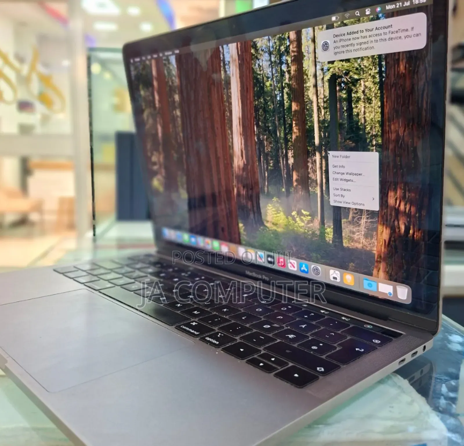 New Laptop Apple MacBook Pro 2019 8GB Intel Core I5 SSD 512GB