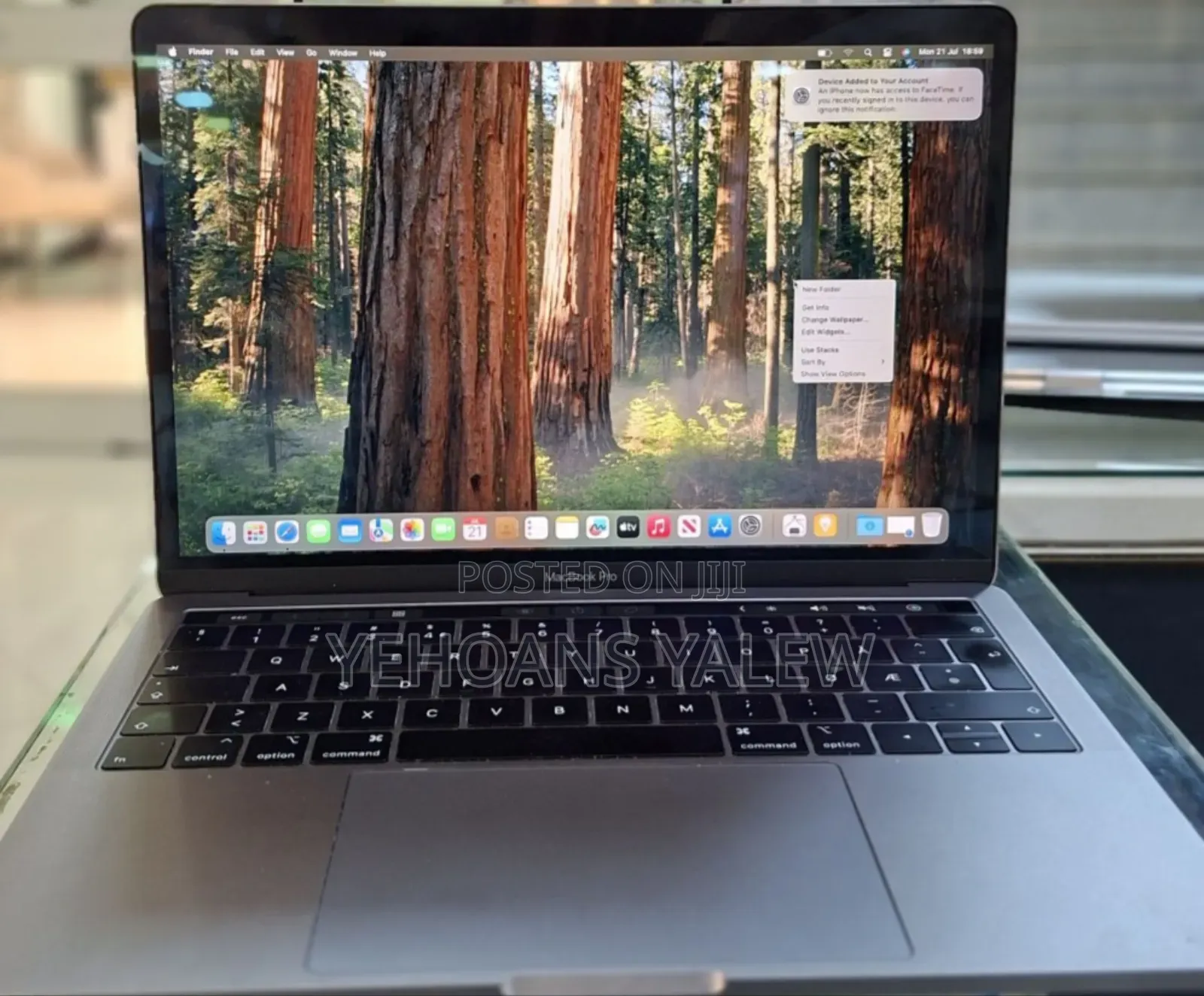 New Laptop Apple MacBook Pro 2019 8GB Intel Core I5 SSD 256GB