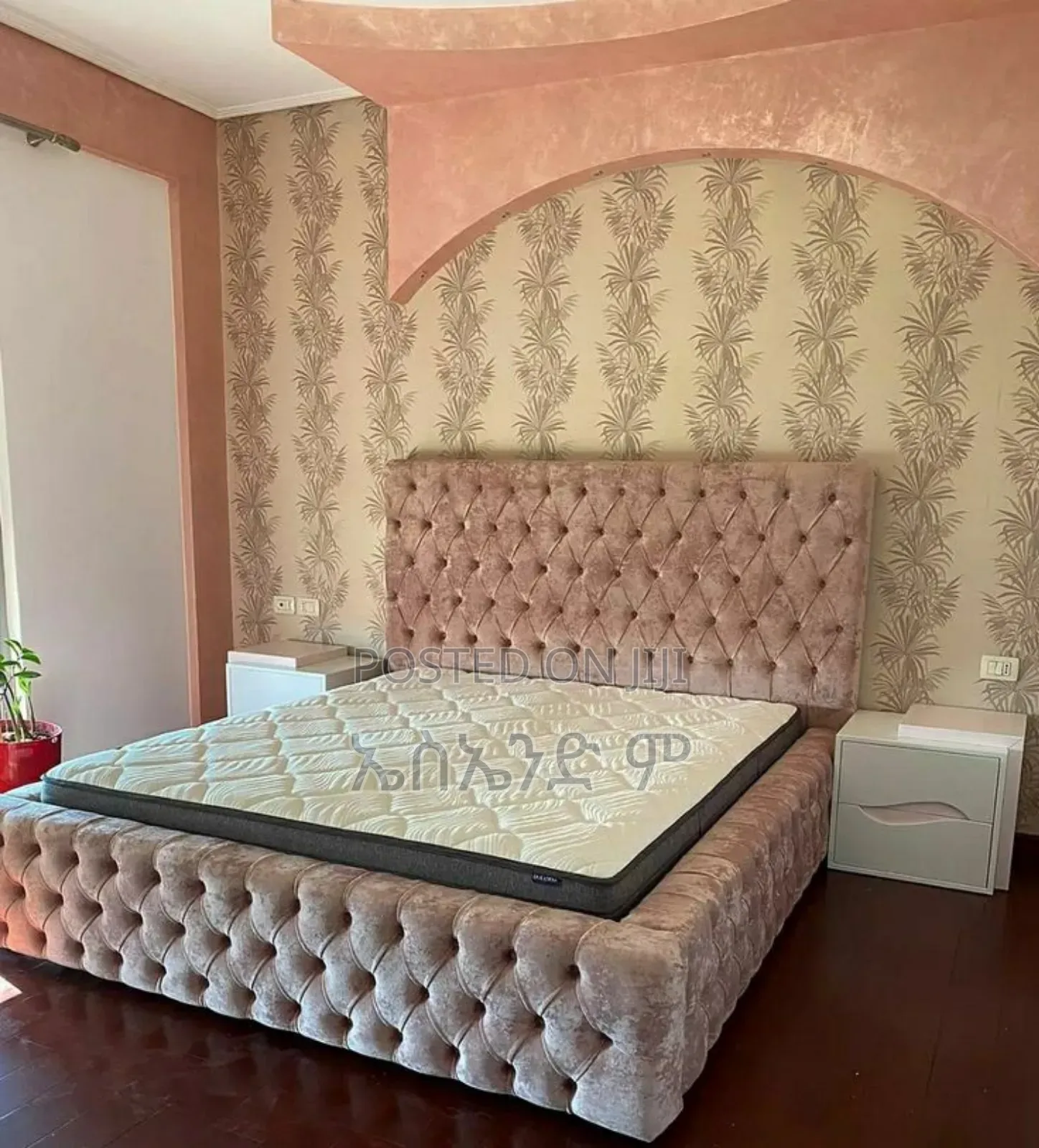 Double King Size Bed Design