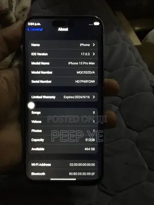 New Apple iPhone 15 Pro Max 512 GB White