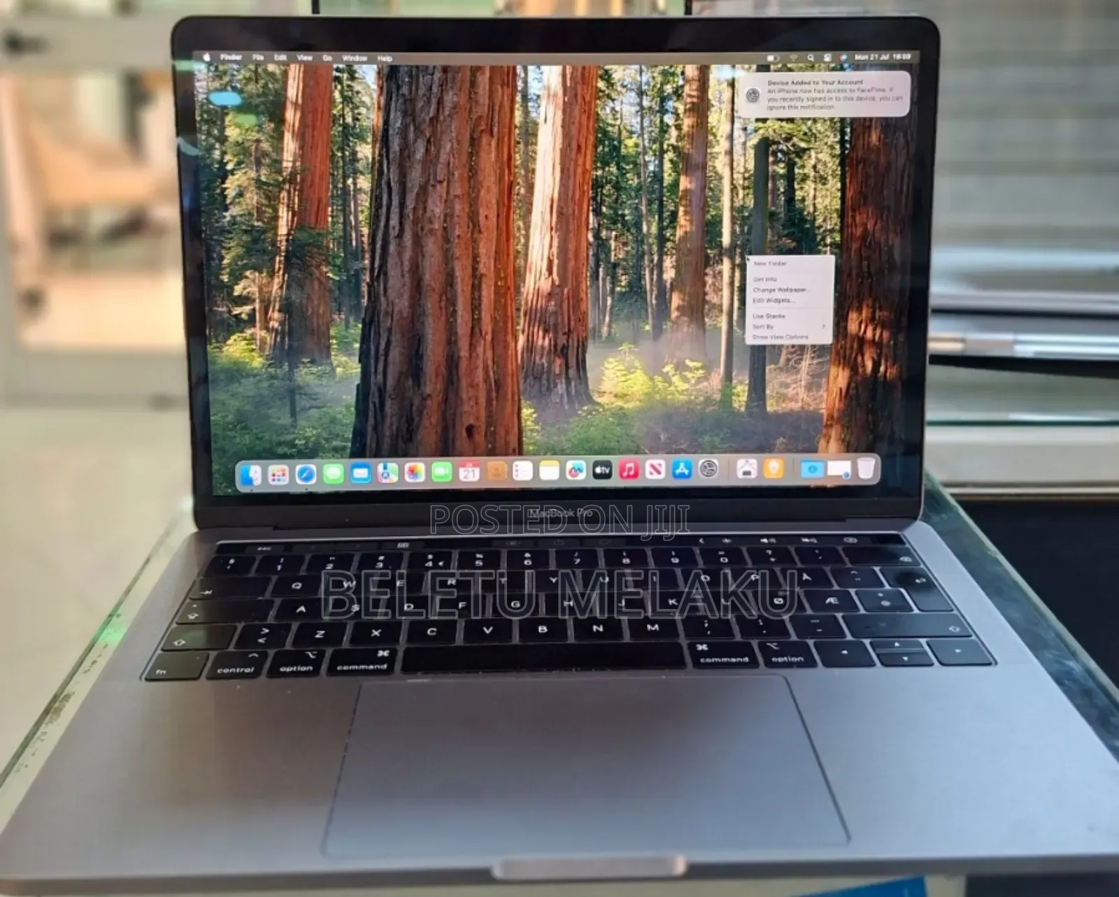 New Laptop Apple MacBook Pro 2019 8GB Intel Core I5 SSD 256GB