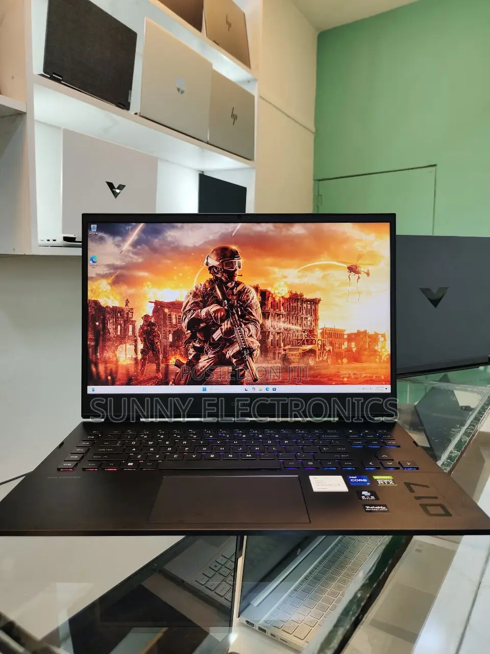 New Laptop HP Omen 17 16GB Intel Core I7 SSD 512GB