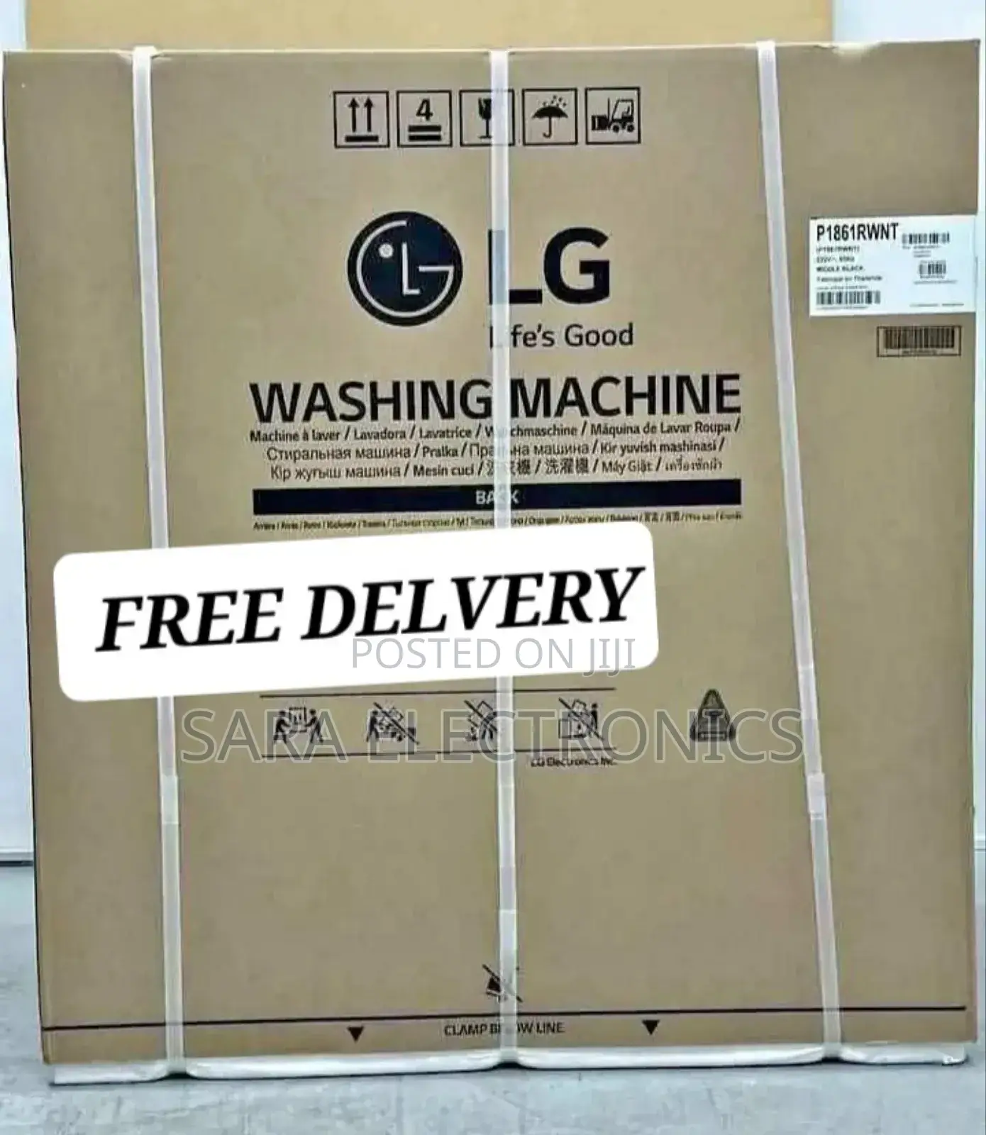 Lg 16kg Washing Machine Double Motors 10_year ከነፃ ትራንስፖርት ጋር 120,000