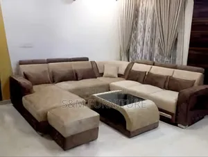 Photo - Solitary U Shape Sofa With Table