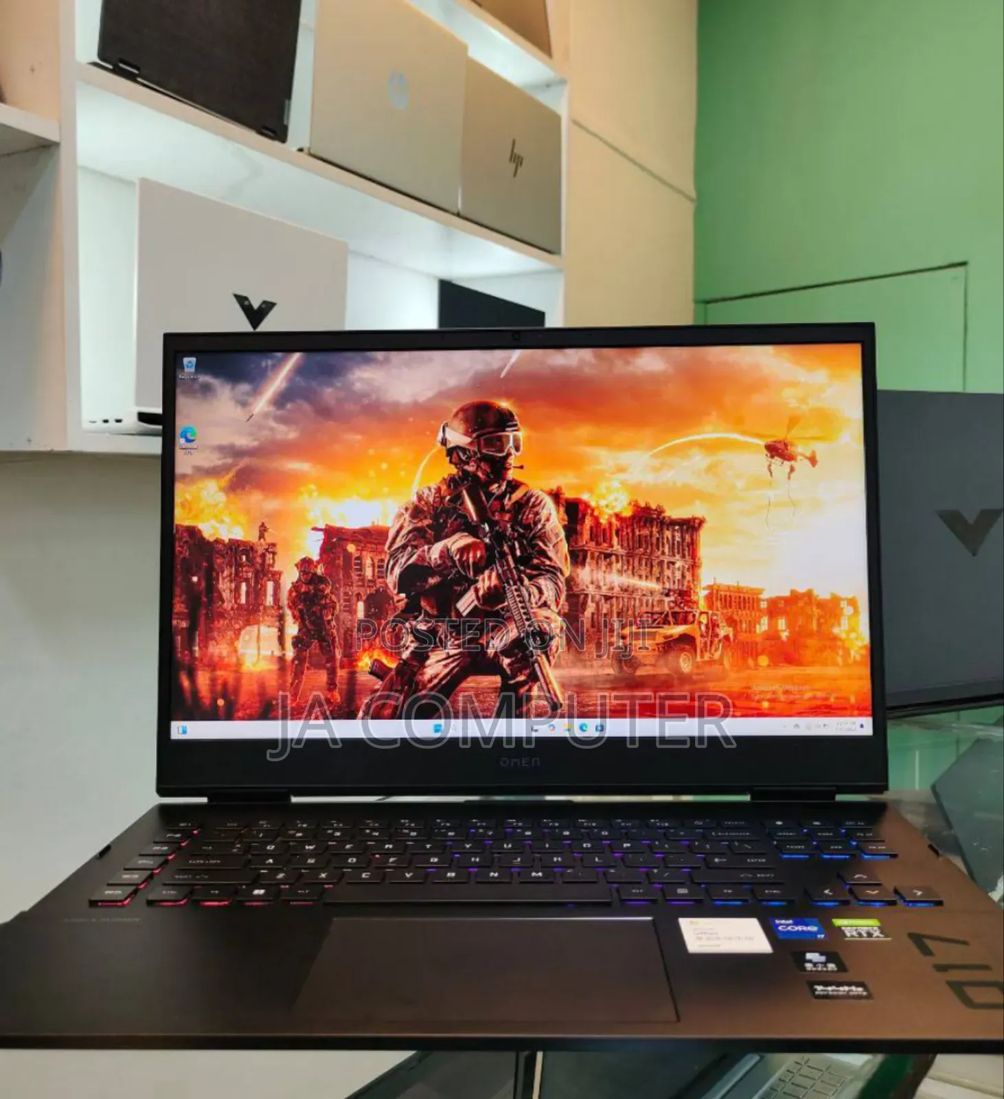 New Laptop HP Omen 17 16GB Intel Core I7 SSD 512GB