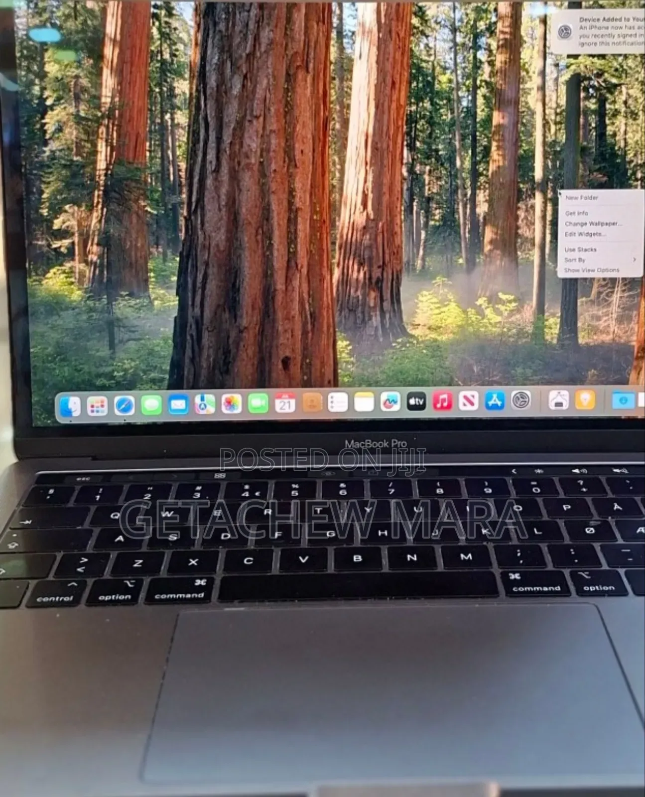 New Laptop Apple MacBook Pro 2019 8GB Intel Core I5 SSD 256GB