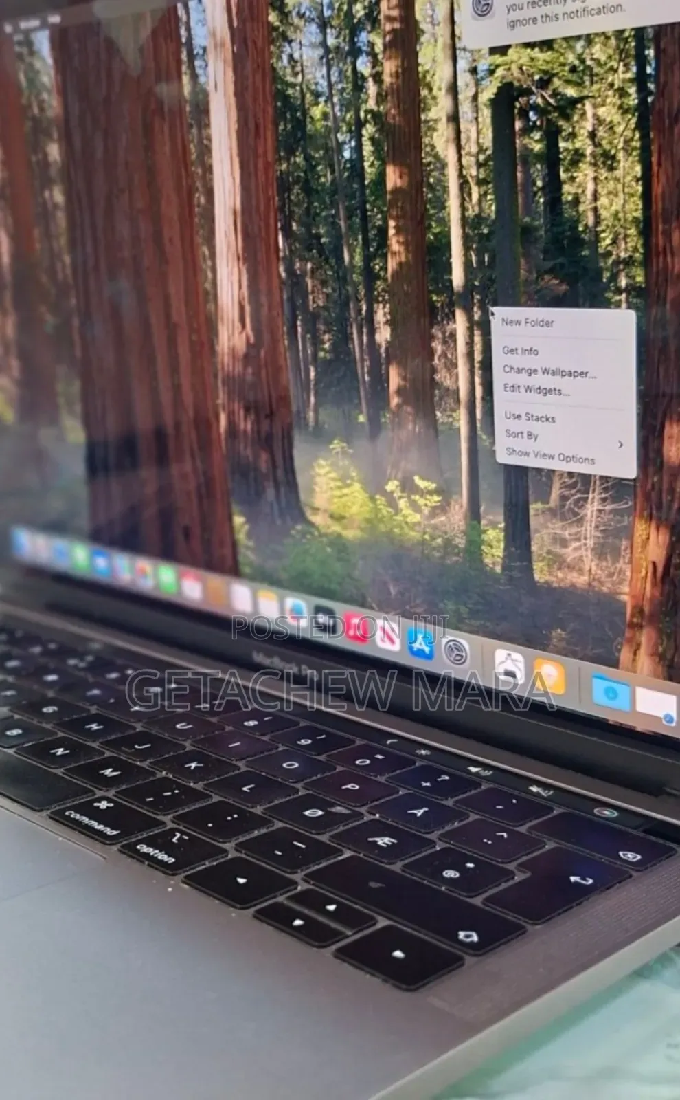 New Laptop Apple MacBook Pro 2019 8GB Intel Core I5 SSD 256GB