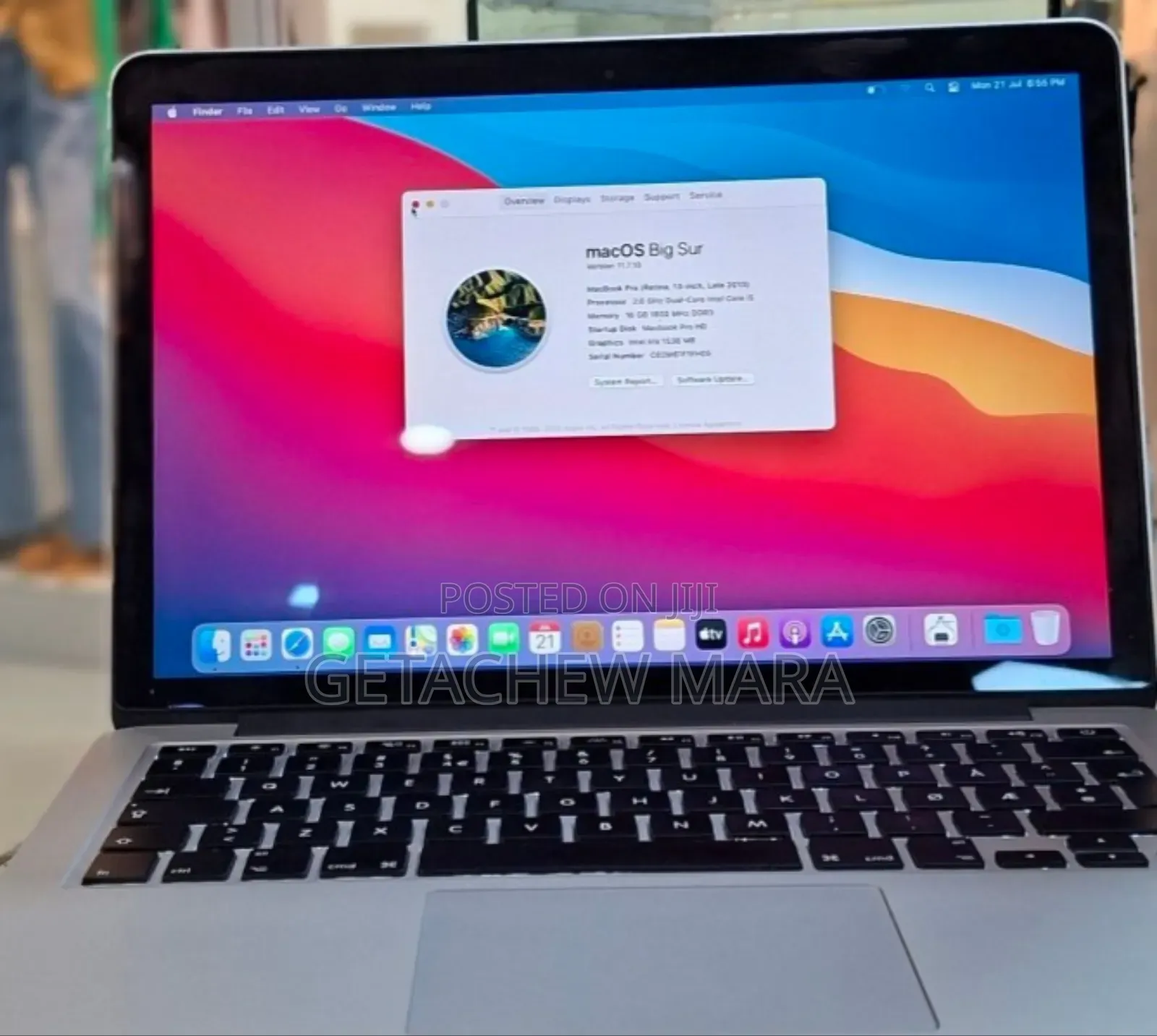 New Laptop Apple MacBook 2013 16GB Intel Core I5 SSD 512GB