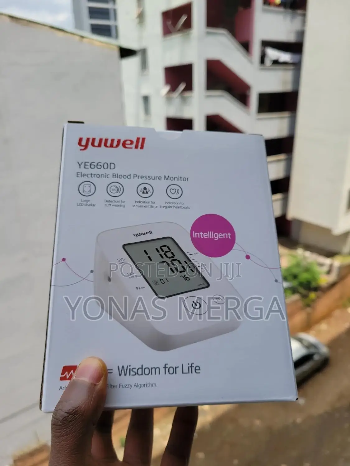 Bpmةةarm Bp Monitor发。Large Display朕形the Cuff Fir Upper Arm