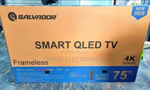 Salvador 75" Uhd Frameless Tv 2025 Cinema in Your Home!