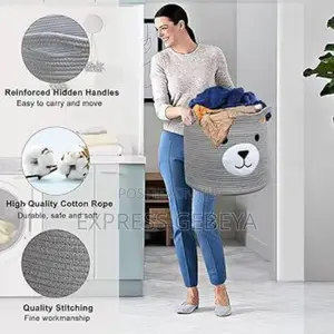Folding Laundry Cloth Storage Box የቆሸሹ ልብሶች ማጠራቀሚያ ሳጥን