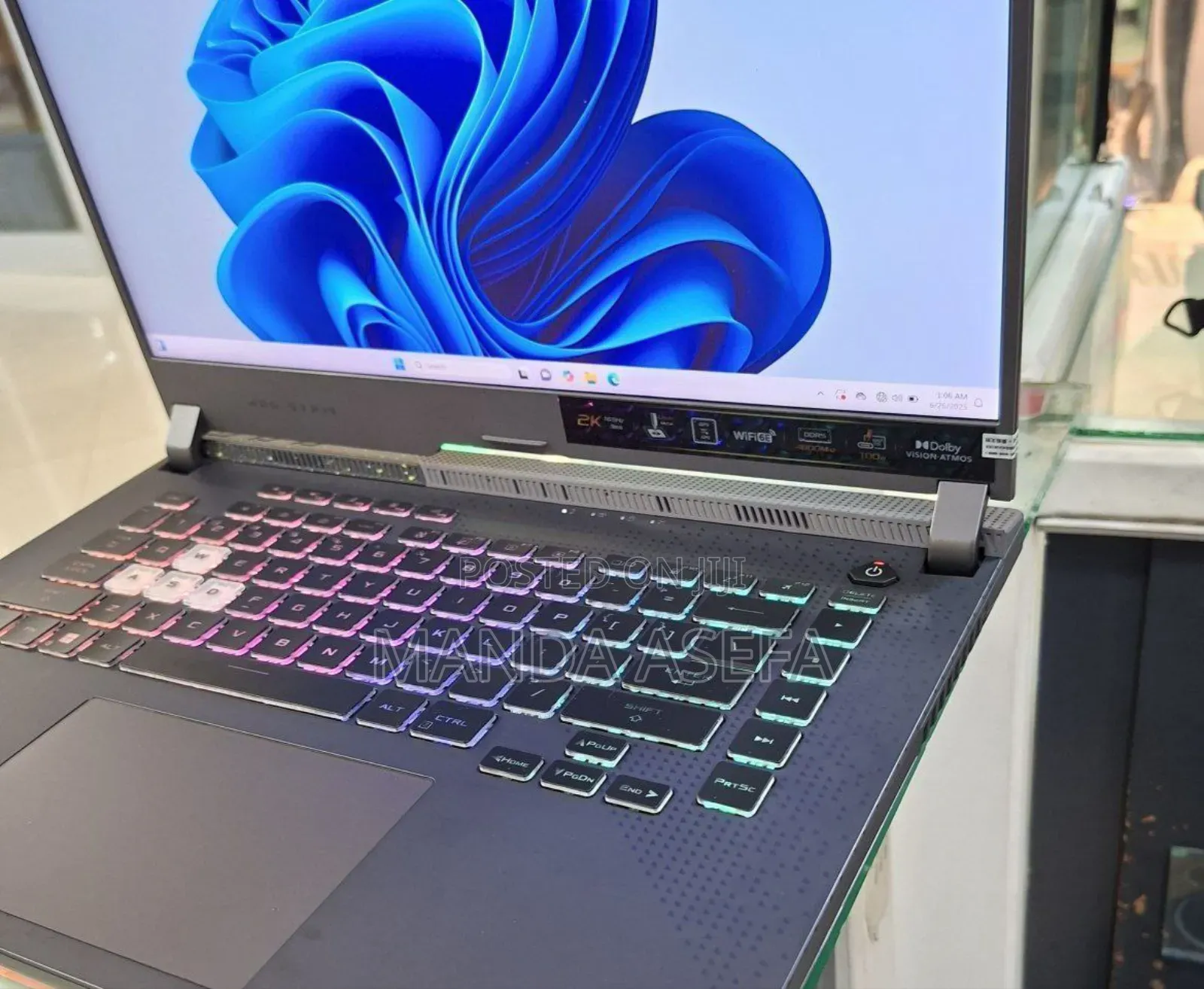 New Laptop Asus ROG Strix G16 G614 16GB AMD Ryzen 9 SSD 1T