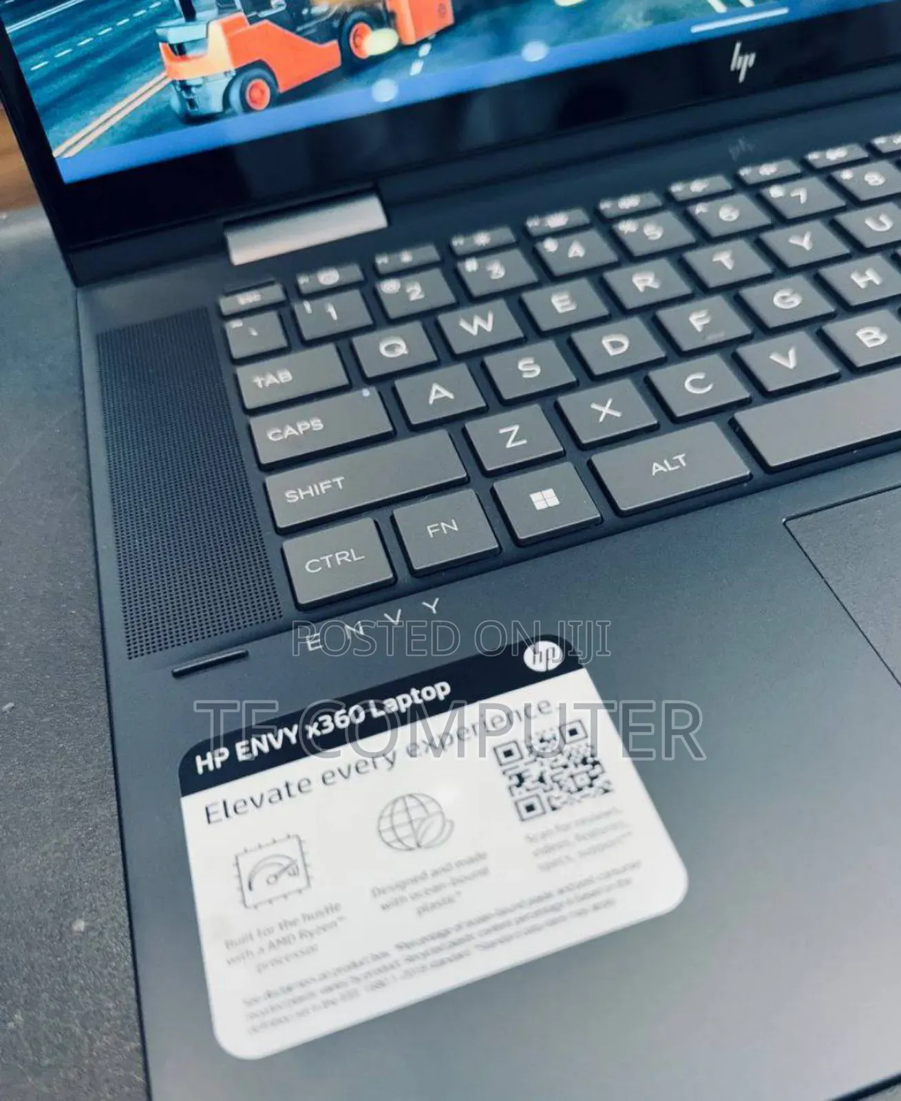 New Laptop HP Envy X360 8GB AMD Ryzen 7 SSD 512GB