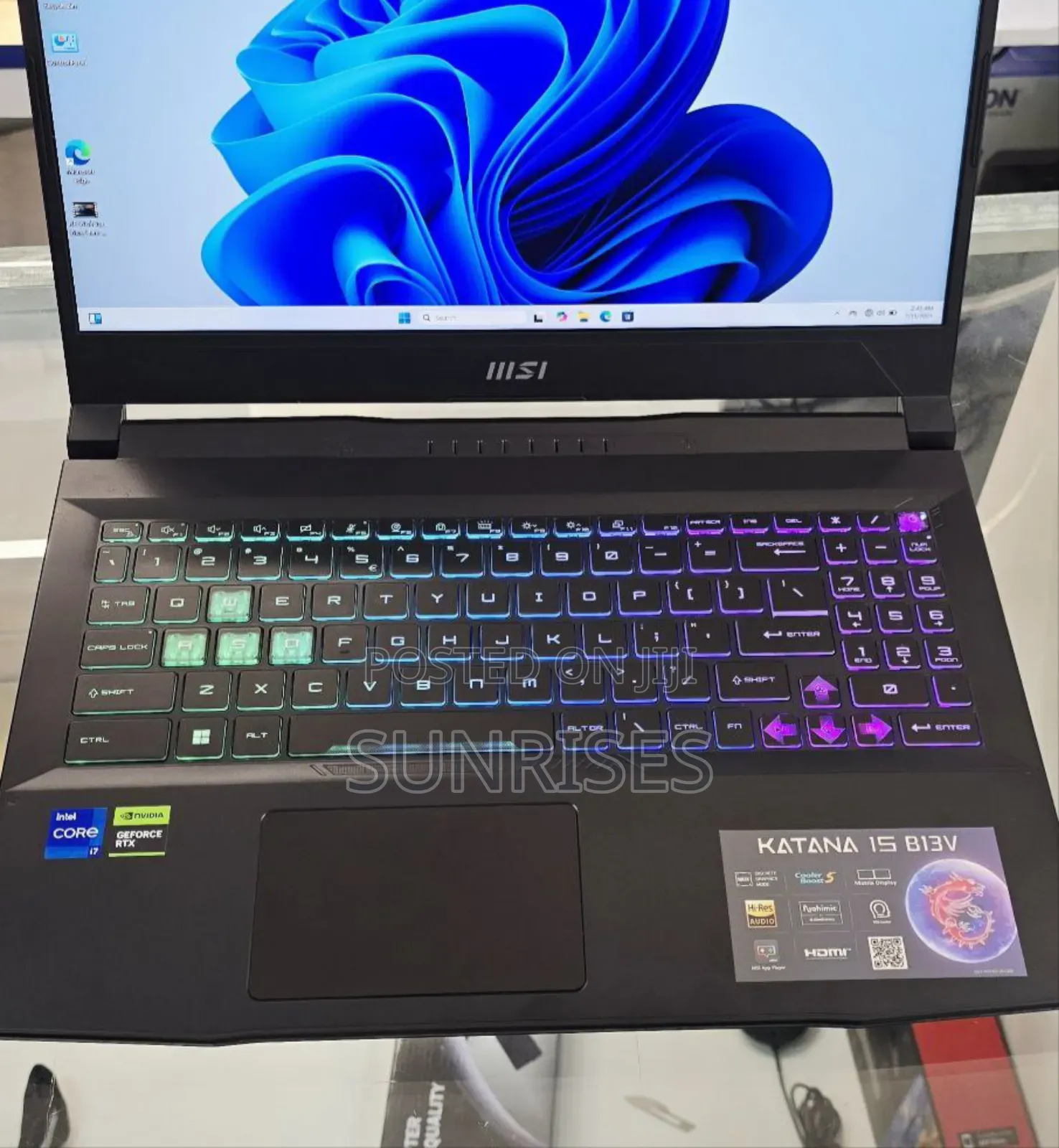 New Laptop MSI GF63 16GB Intel Core I7 SSD 512GB