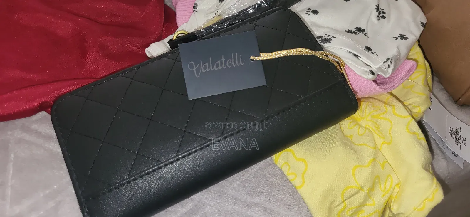 Faux Leather Elegant Wristlet