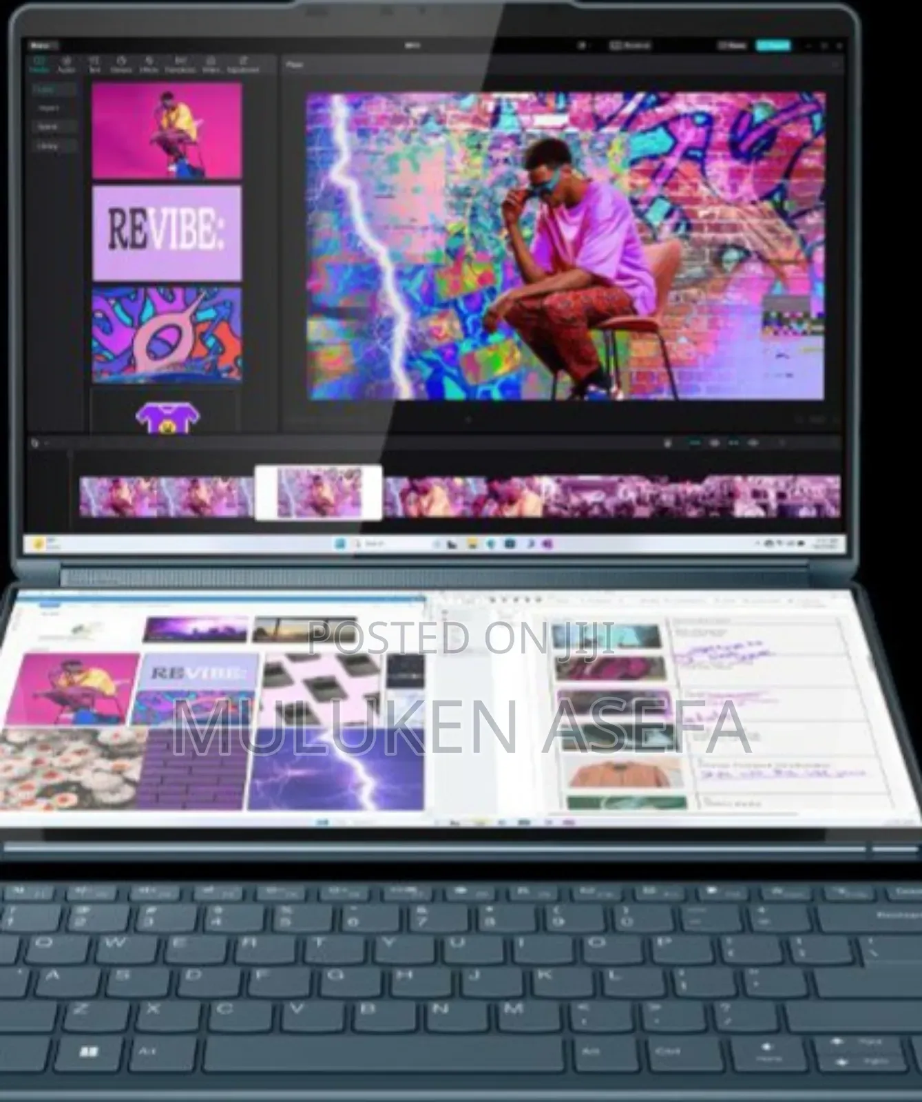 New Laptop Lenovo Yoga Book 9i 16GB Intel Core Ultra 7 SSD 1T