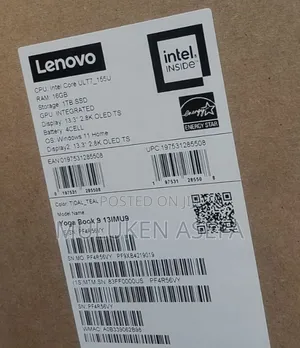 New Laptop Lenovo Yoga Book 9i 16GB Intel Core Ultra 7 SSD 1T