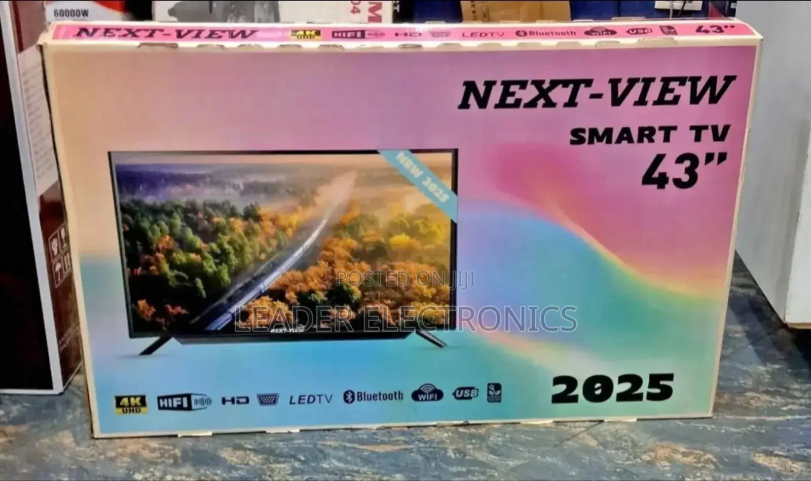Next-View Tv 43" Smart Android Tv New 2025
