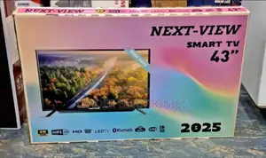Next-View Tv 43" Smart Android Tv New 2025