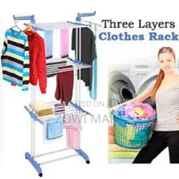Three Layers Clothes Hanger Space-Saving Wardrobe Organizer