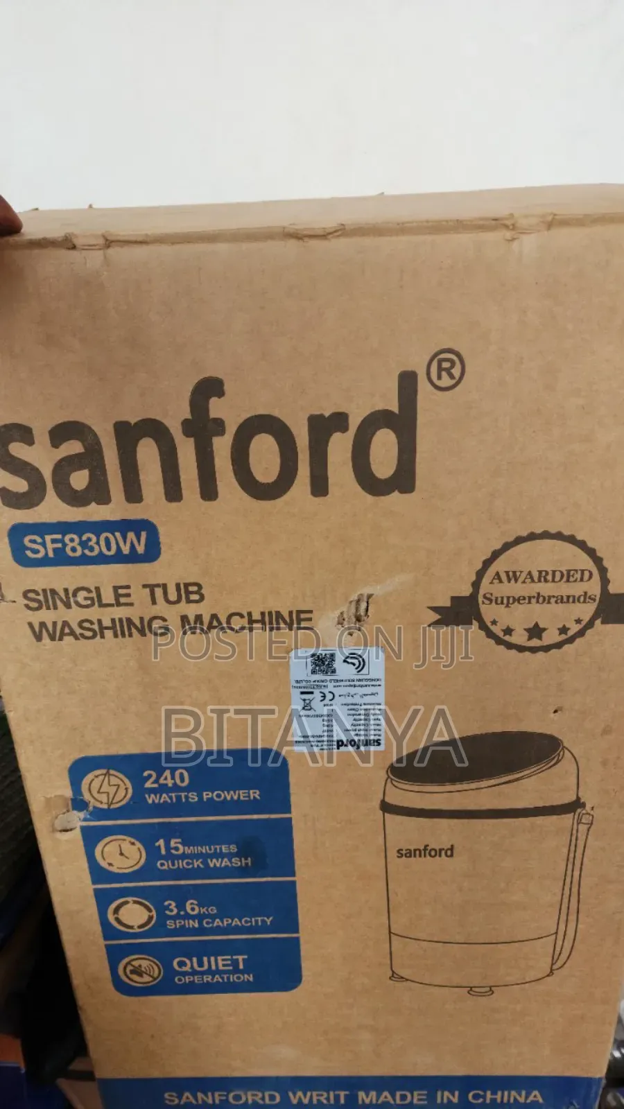 የልብስ ማጠቢያ ማሽን | Sanford Washing Machine