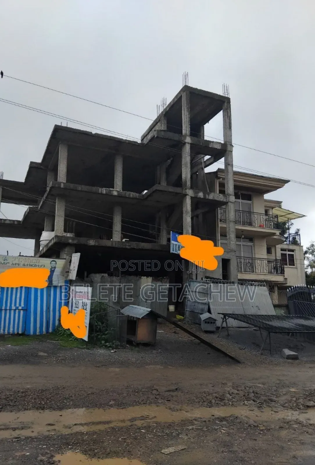 Semit, B+G+3 Skeleton Building for Sale 250sqm