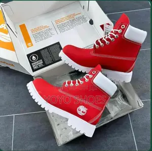 Timber Land Red Fashion Boots
