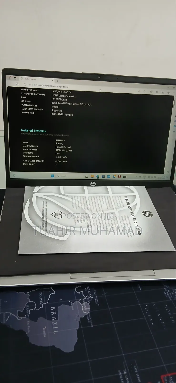 New Laptop HP Stream Notebook 8GB AMD Ryzen 5 SSD 512GB