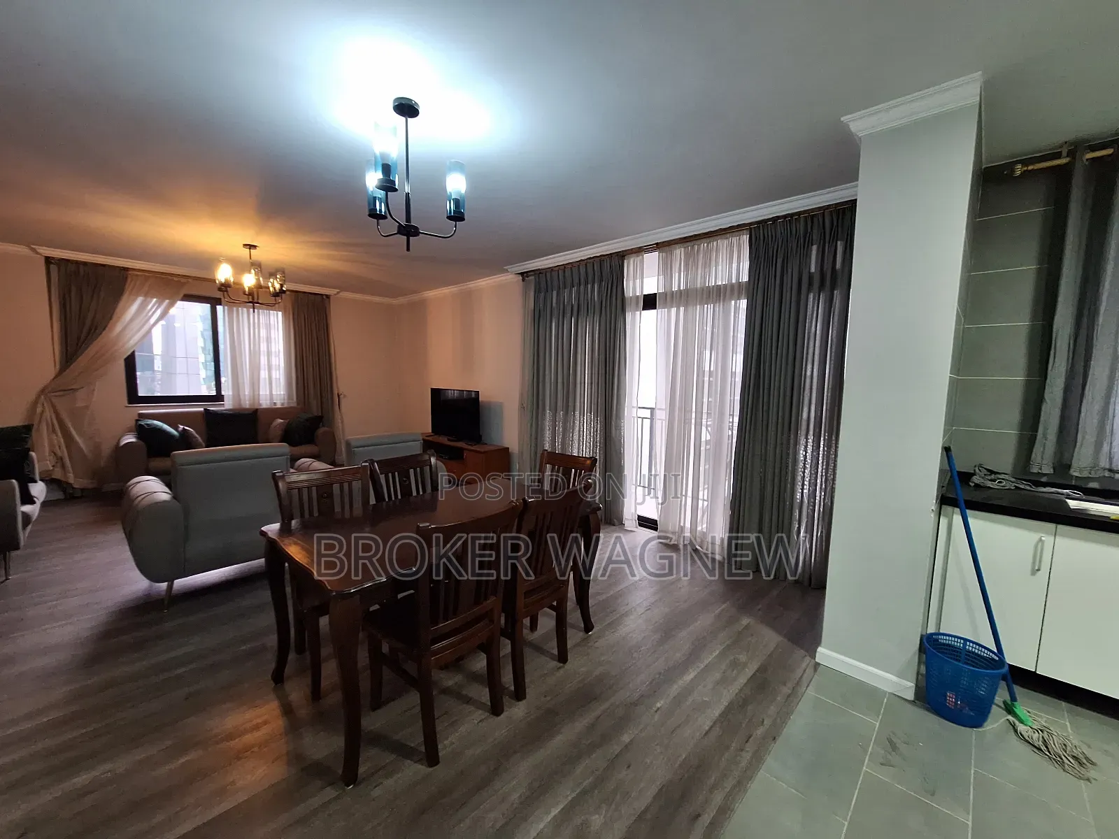 Furnished 3bdrm Apartment in Bole for rent