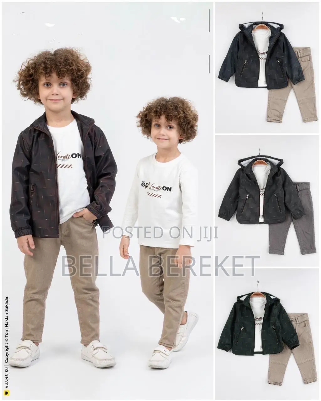 High Quality Turkish Top Brand 3pc Boys Wear