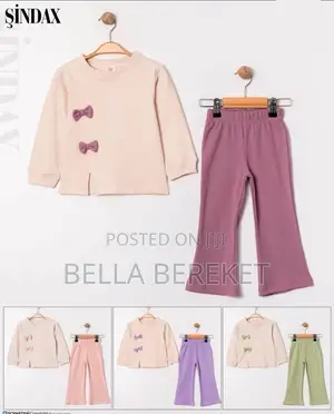 High Quality Turkish Top Brand 2pc Girls Wears