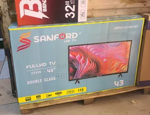 Sanford Tv 43 Inch Smart Doubel Glass