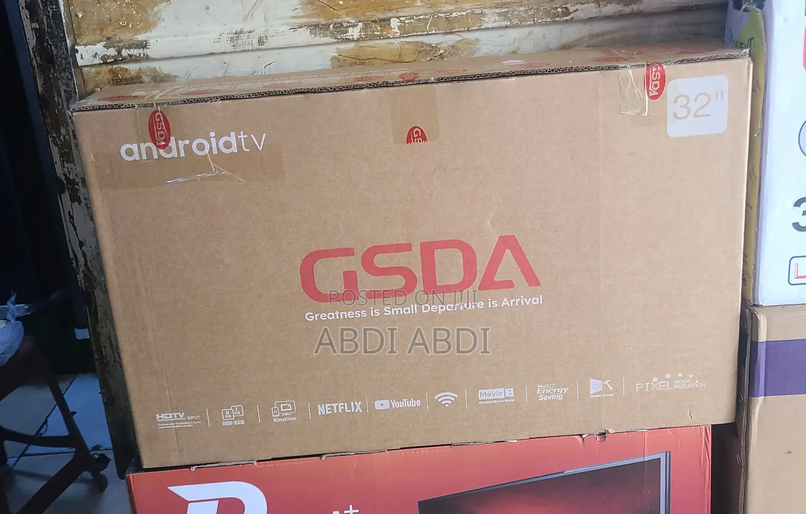 Gsda Tv 32 Inch Smart Doubel Glass