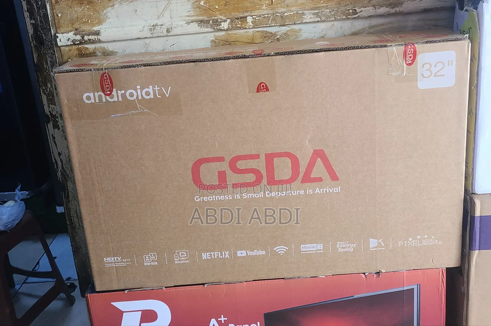 Gsda Tv 32 Inch Smart Doubel Glass