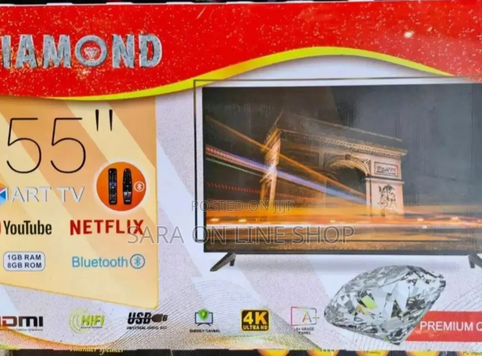 Diamond 55" Smart Android Tv New 2025