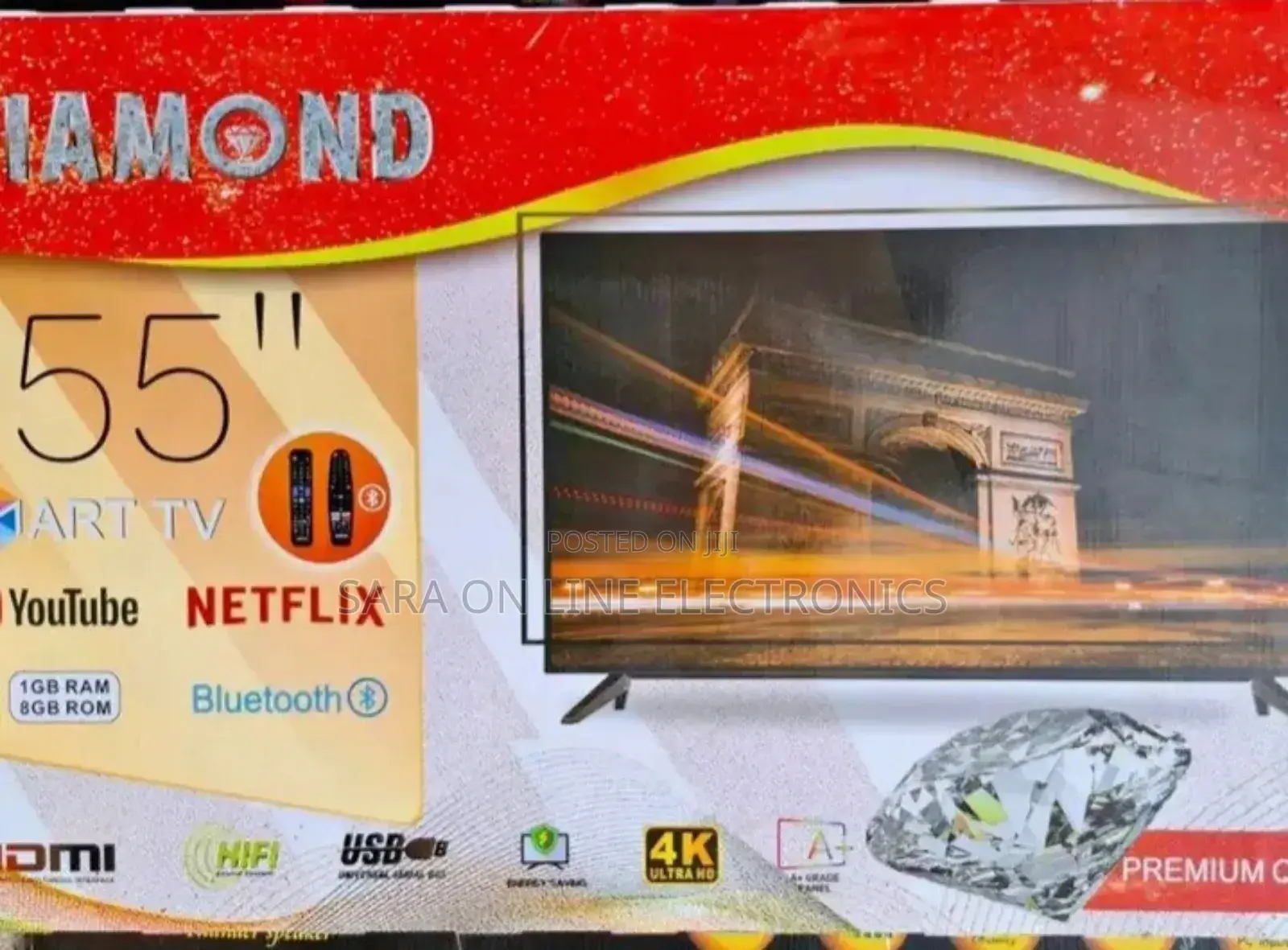 Diamond 55" Smart Android Tv New 2025