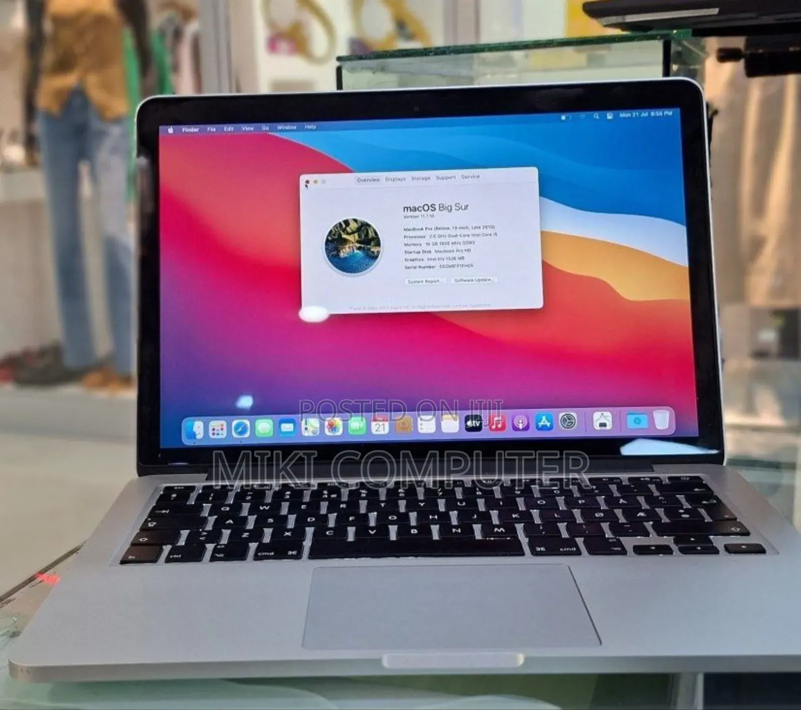 New Laptop Apple MacBook 2013 16GB Intel Core I5 SSD 512GB