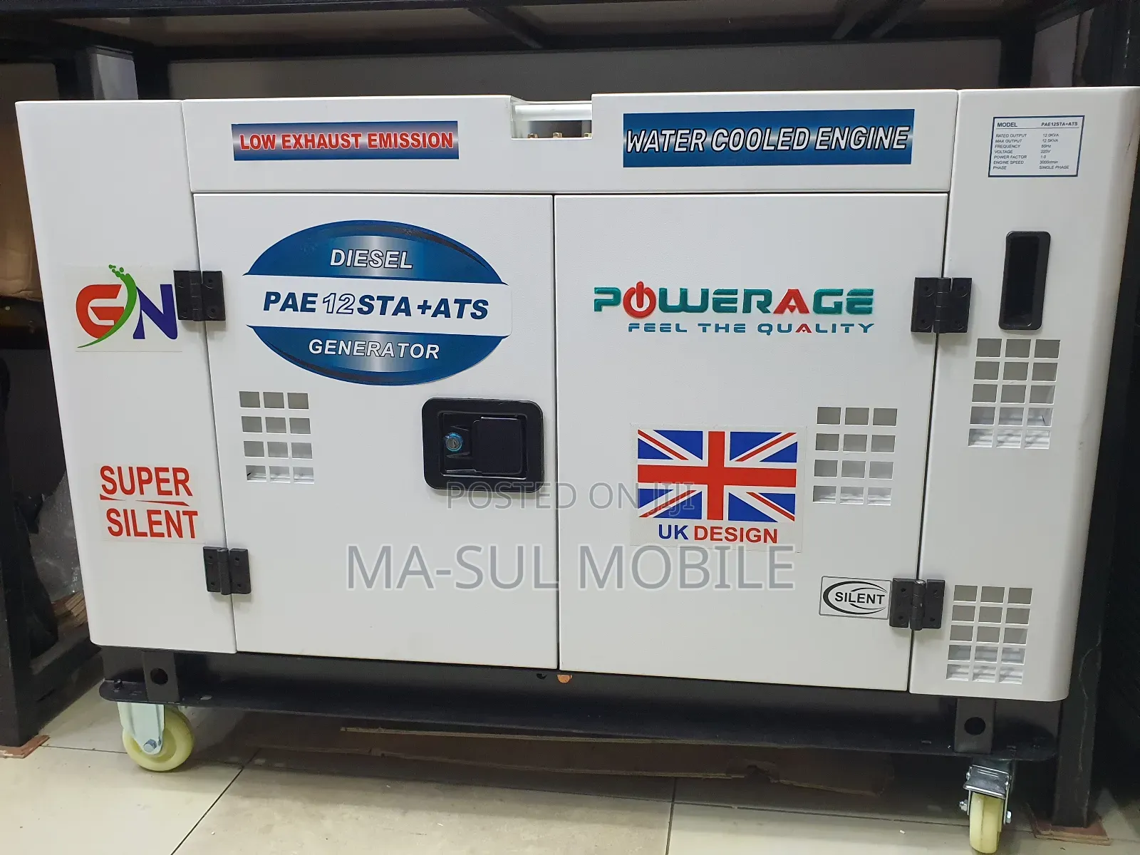 New Original Water Cooled Engine Generator and Automatic