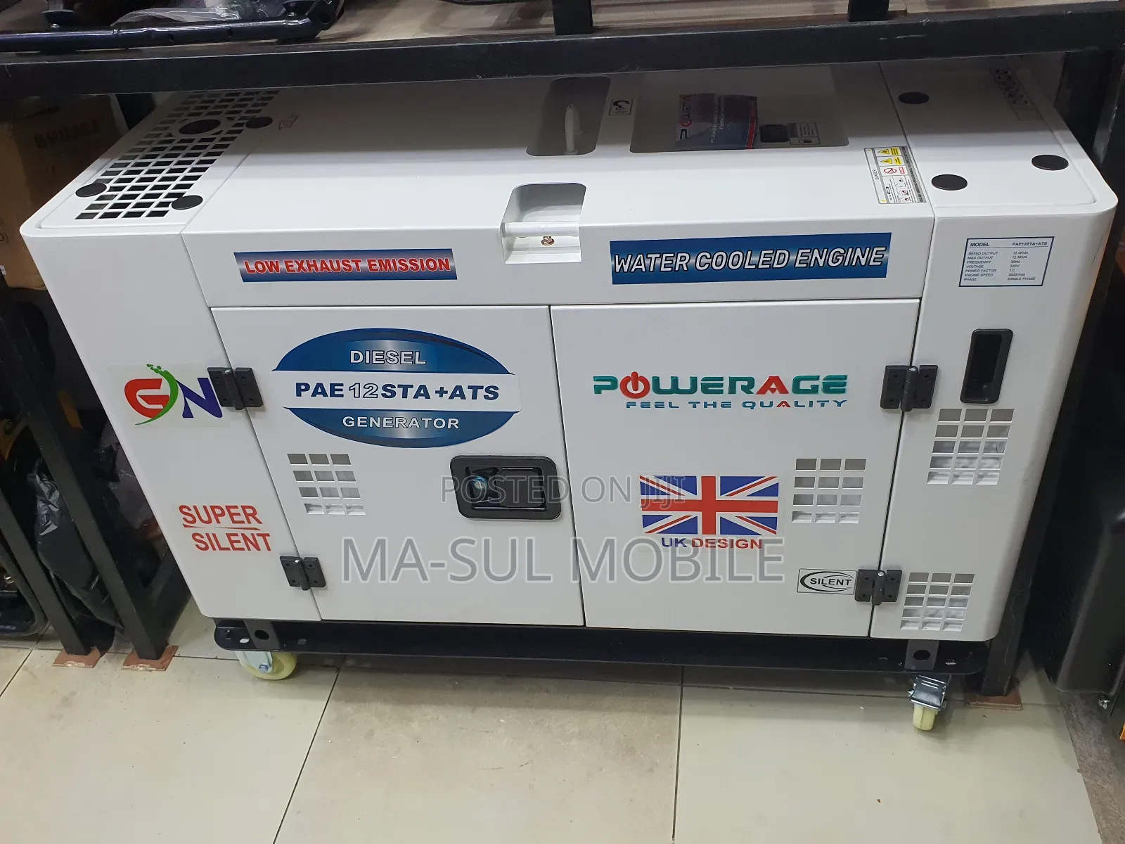 New Original Water Cooled Engine Generator and Automatic