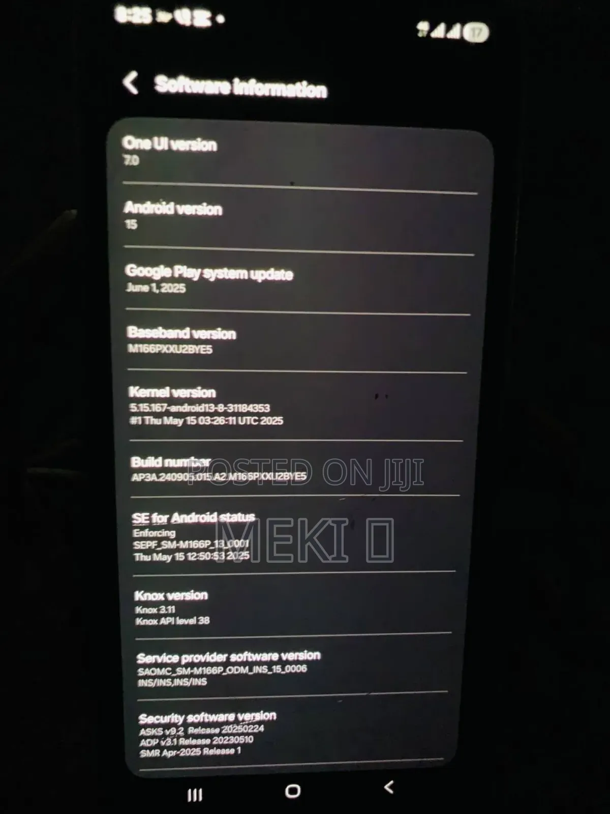 New Samsung Galaxy M16 128 GB Blue