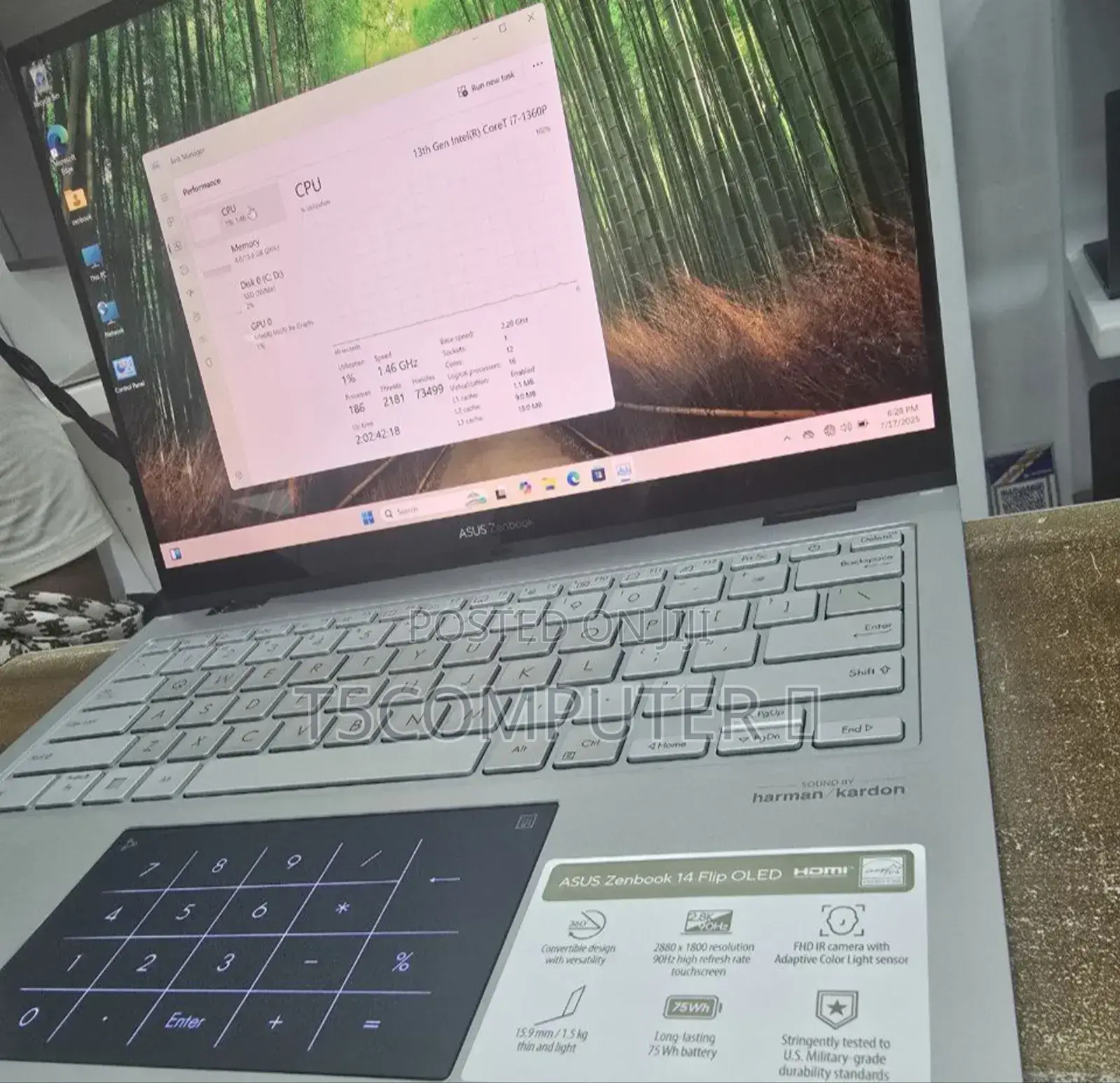 New Laptop Asus ZenBook Flip 14 UX461UN 16GB Intel Core I7 SSD 1T