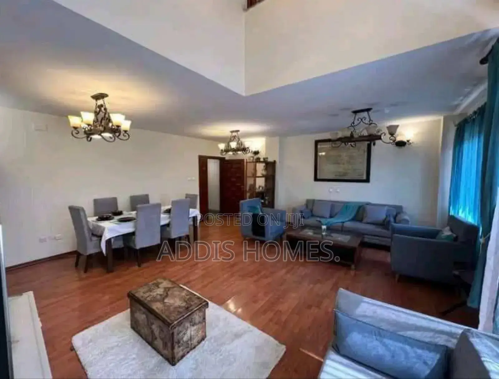Furnished 4bdrm Apartment in Bole for Rent