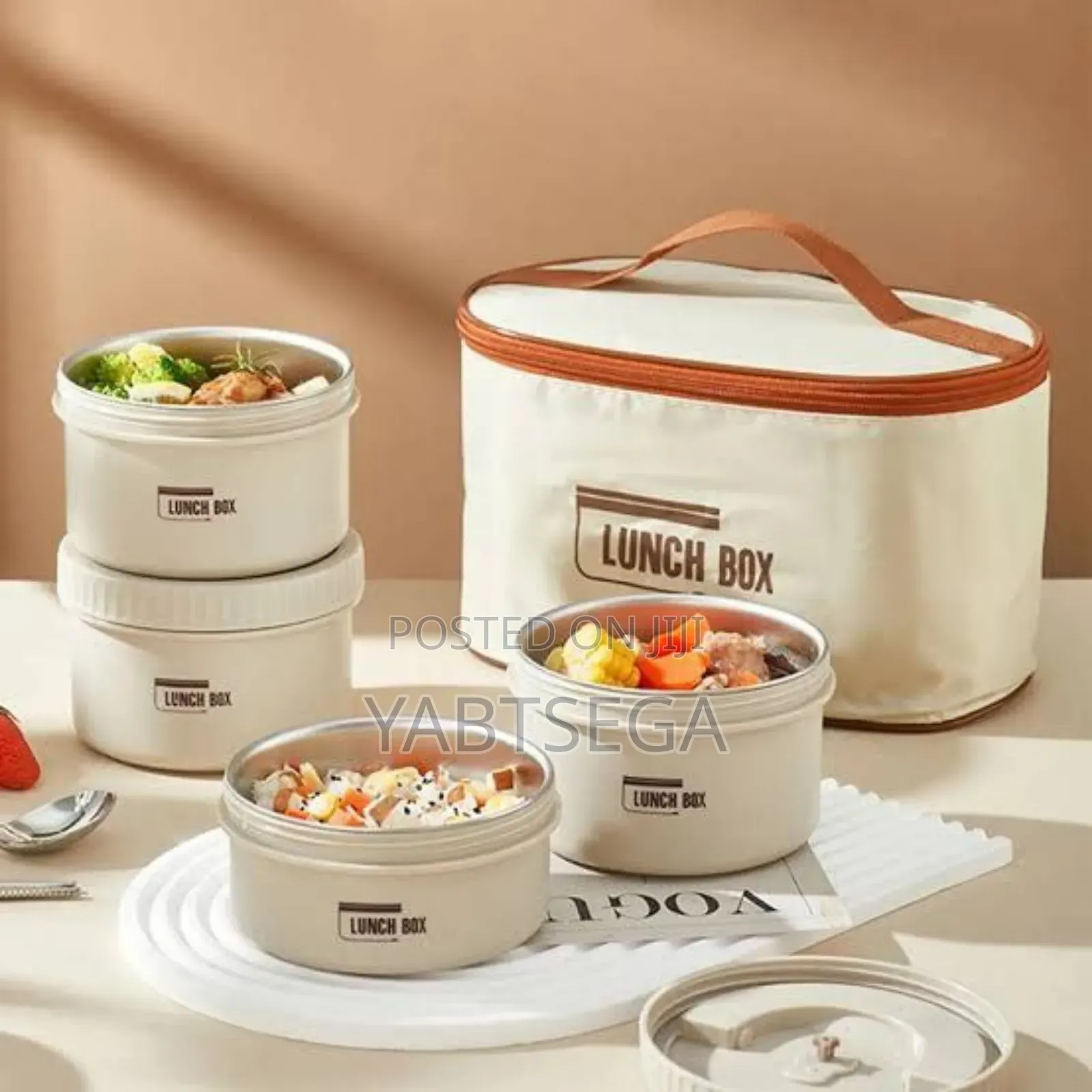  Portable Insulated Lunch Box Set