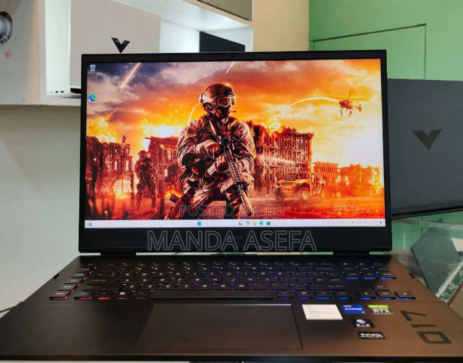 New Laptop HP Omen 17 16GB Intel Core I7 SSD 512GB