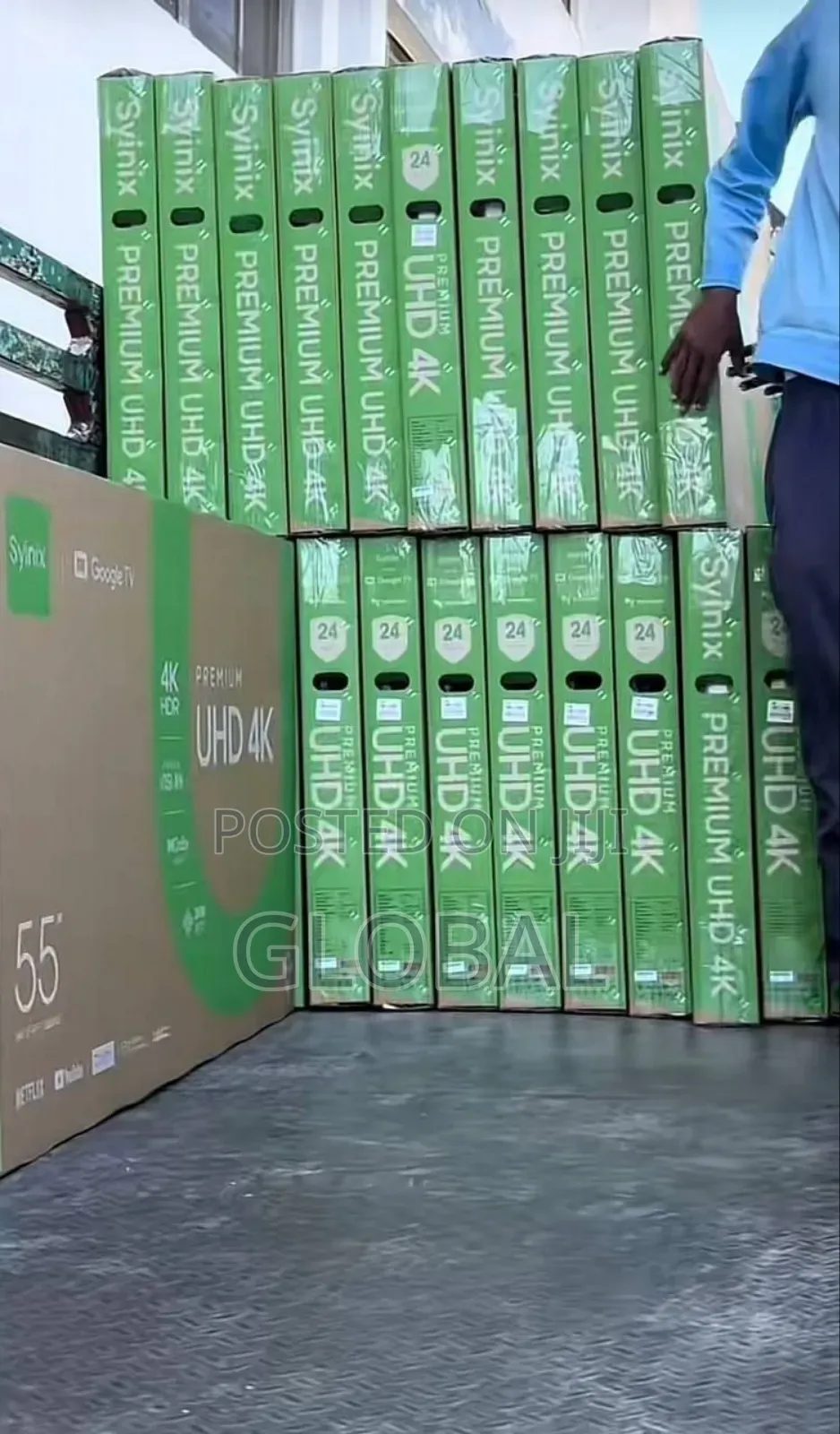 Syinix 55inch Freamless Smart Tv