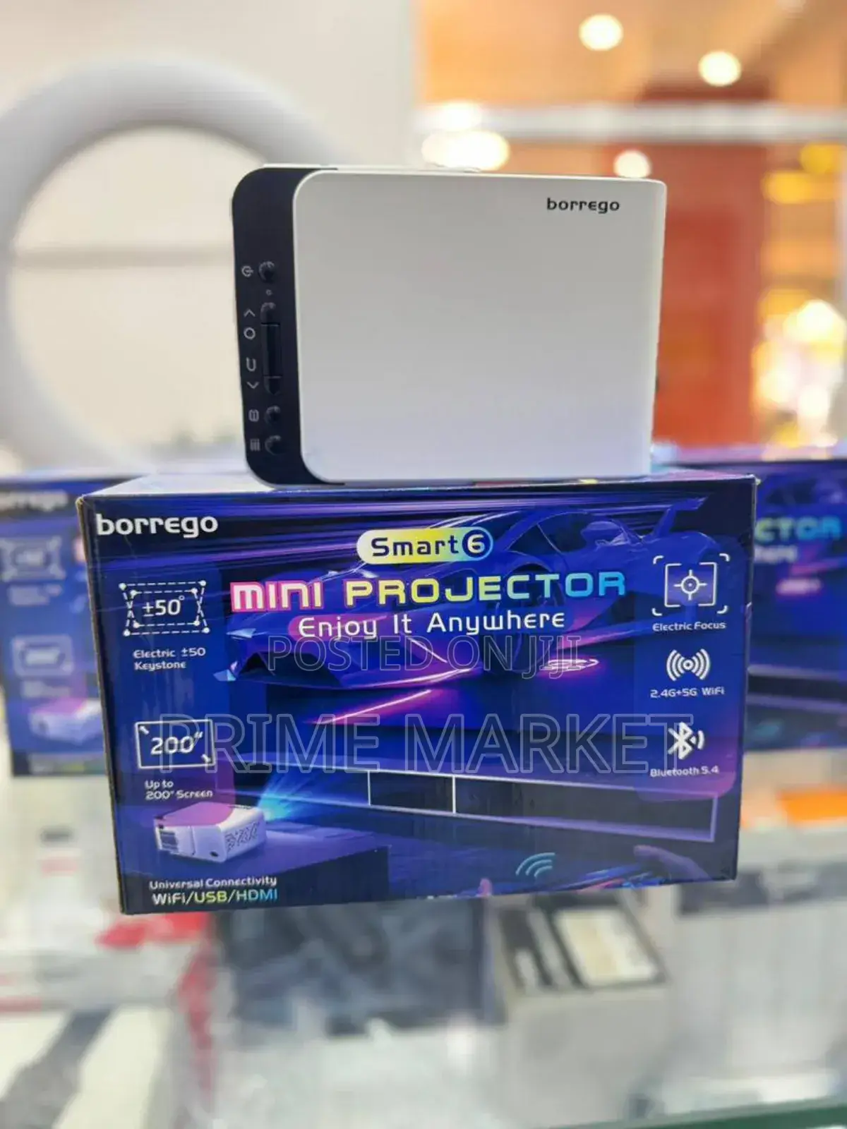 The Borrego Smart 6 Mini Projector