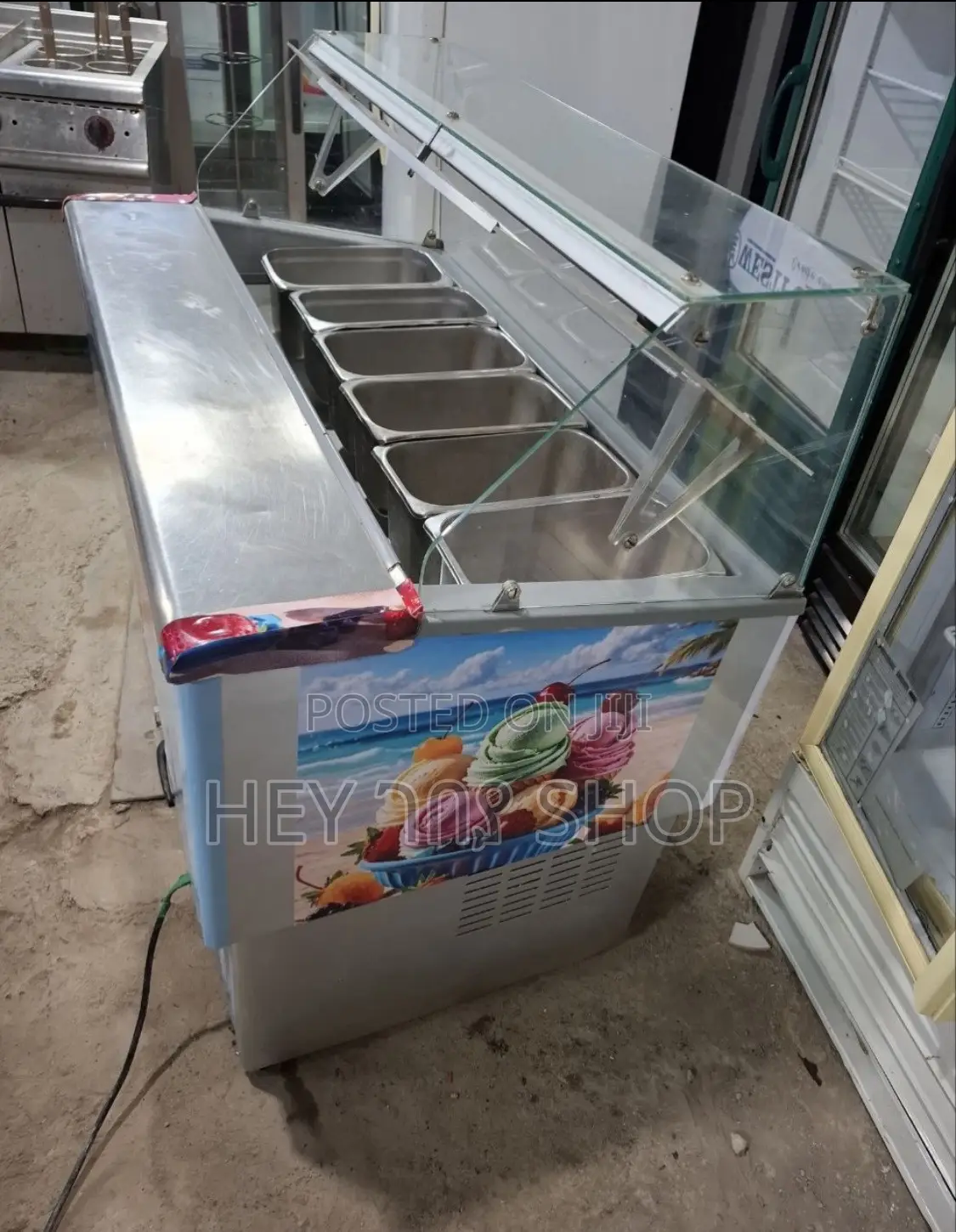 Ice Cream Display Fridge /የ አይስክሬም ዲስፕለይ